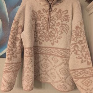 🌿🩷Warm And Cozy Pull Over Sweater🩷Cream and Biege~Women's 2X🩷🌿